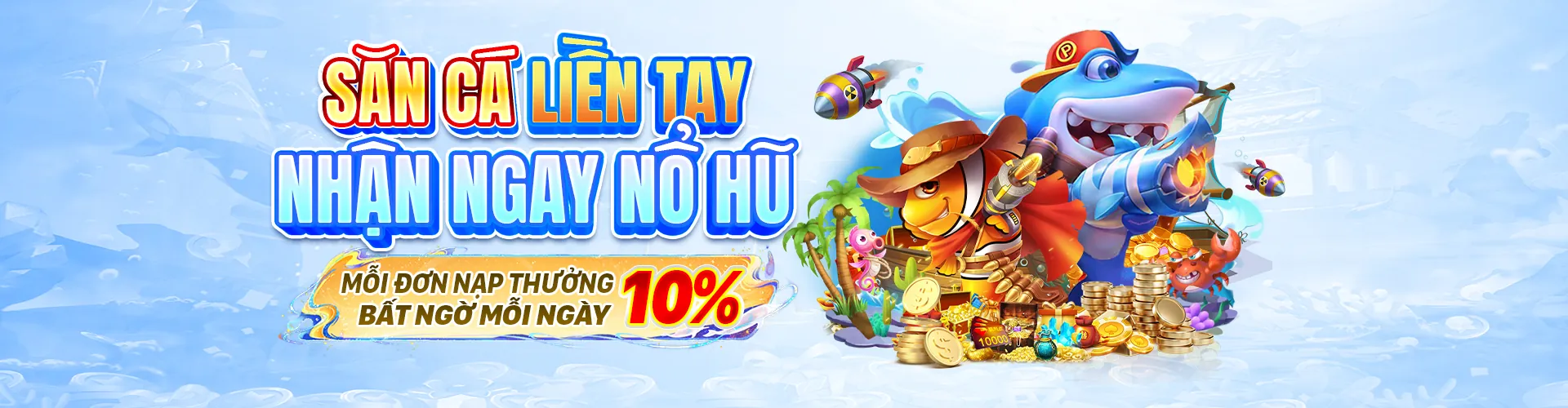 Hình ảnh chính game bắn cá 789vip với kho báu dưới đại dương